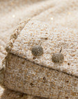 EP YAYING Gold Sequin French Chanel-Style Jacket