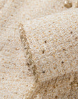 EP YAYING Gold Sequin French Chanel-Style Jacket