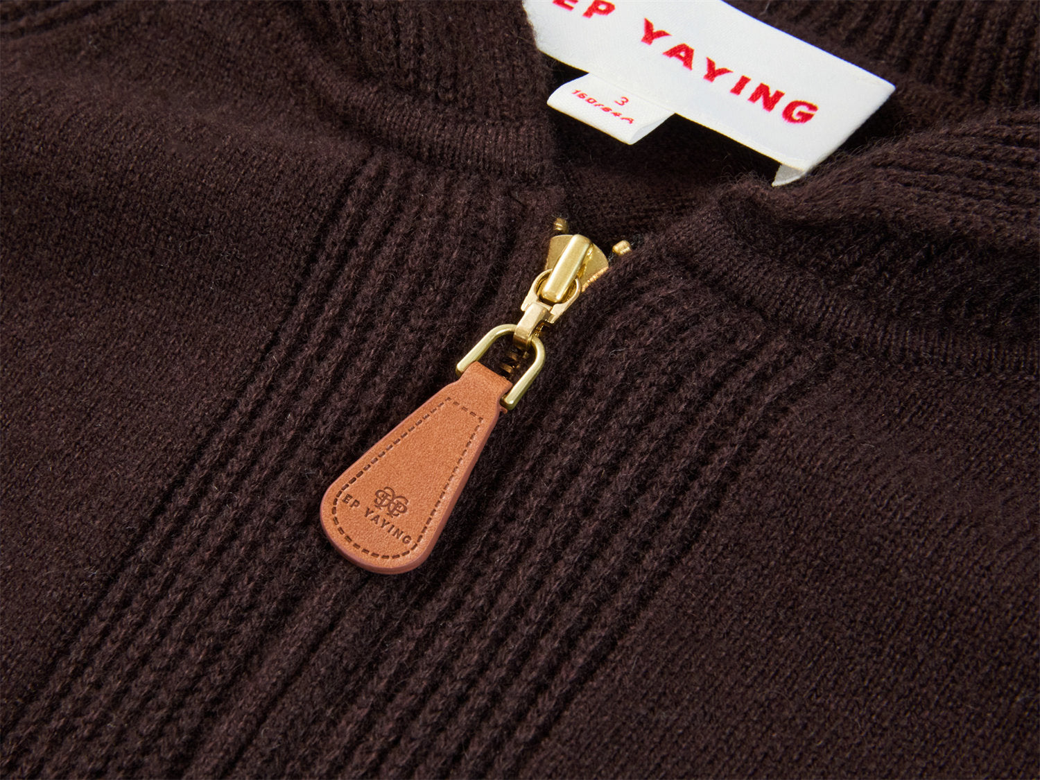 EP YAYING Cashmere Hooded Knitted Cardigan