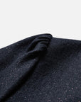EP YAYING Blue V-Neck Pleated Dress
