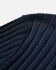 EP YAYING Striped Shirt-Splice Faux Layered Knit Top