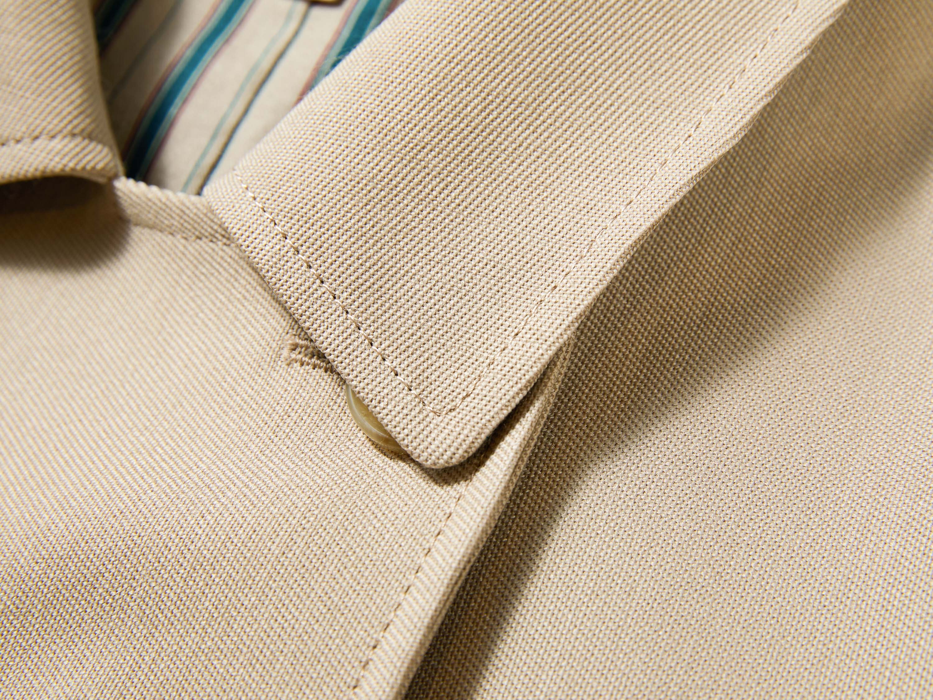 EP YAYING Long Khaki Twill Trench Coat