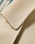 EP YAYING Long Khaki Twill Trench Coat