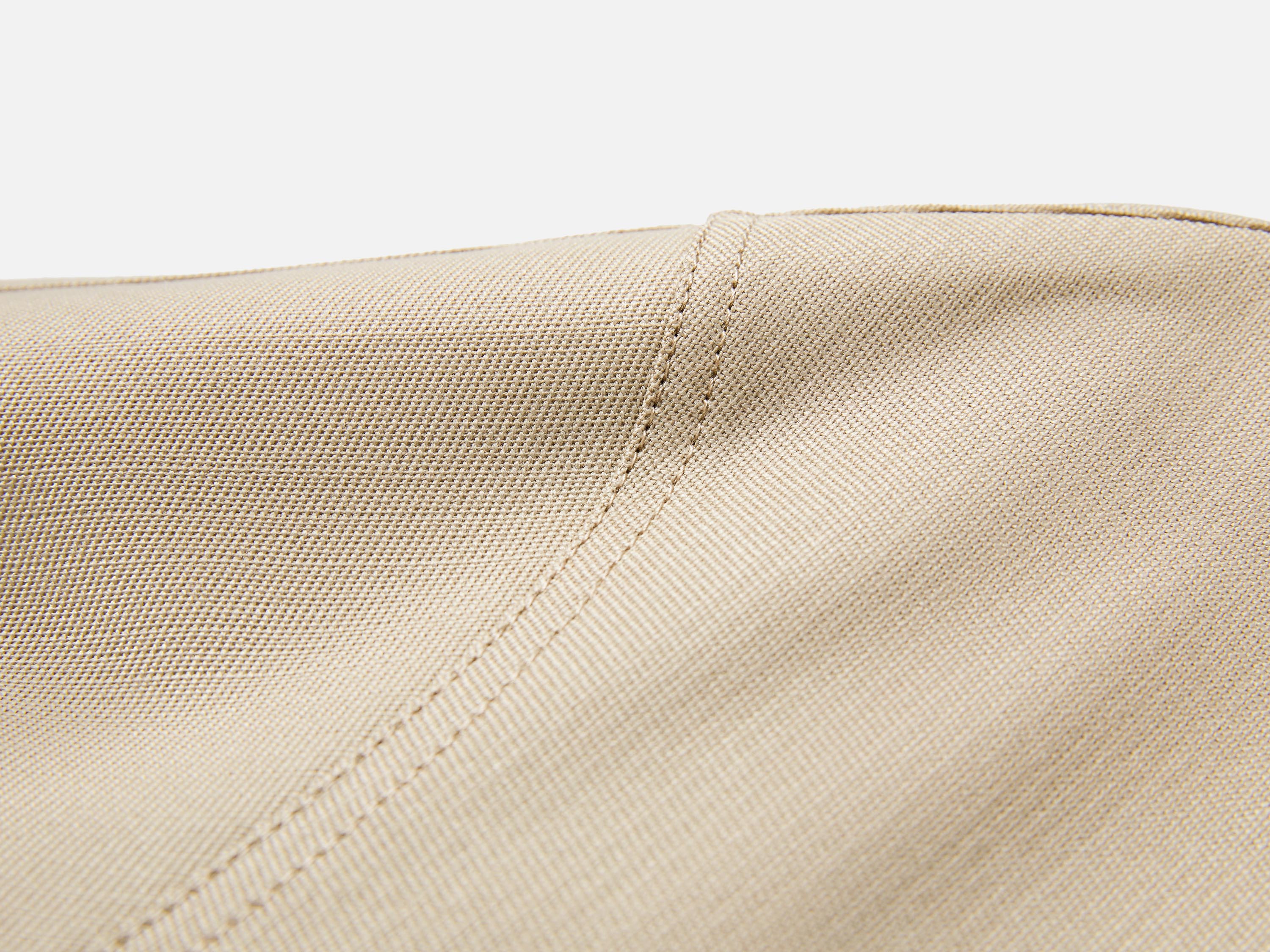 EP YAYING Long Khaki Twill Trench Coat