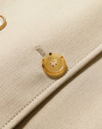 EP YAYING Long Khaki Twill Trench Coat