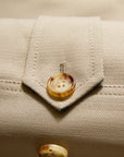 EP YAYING Long Khaki Twill Trench Coat