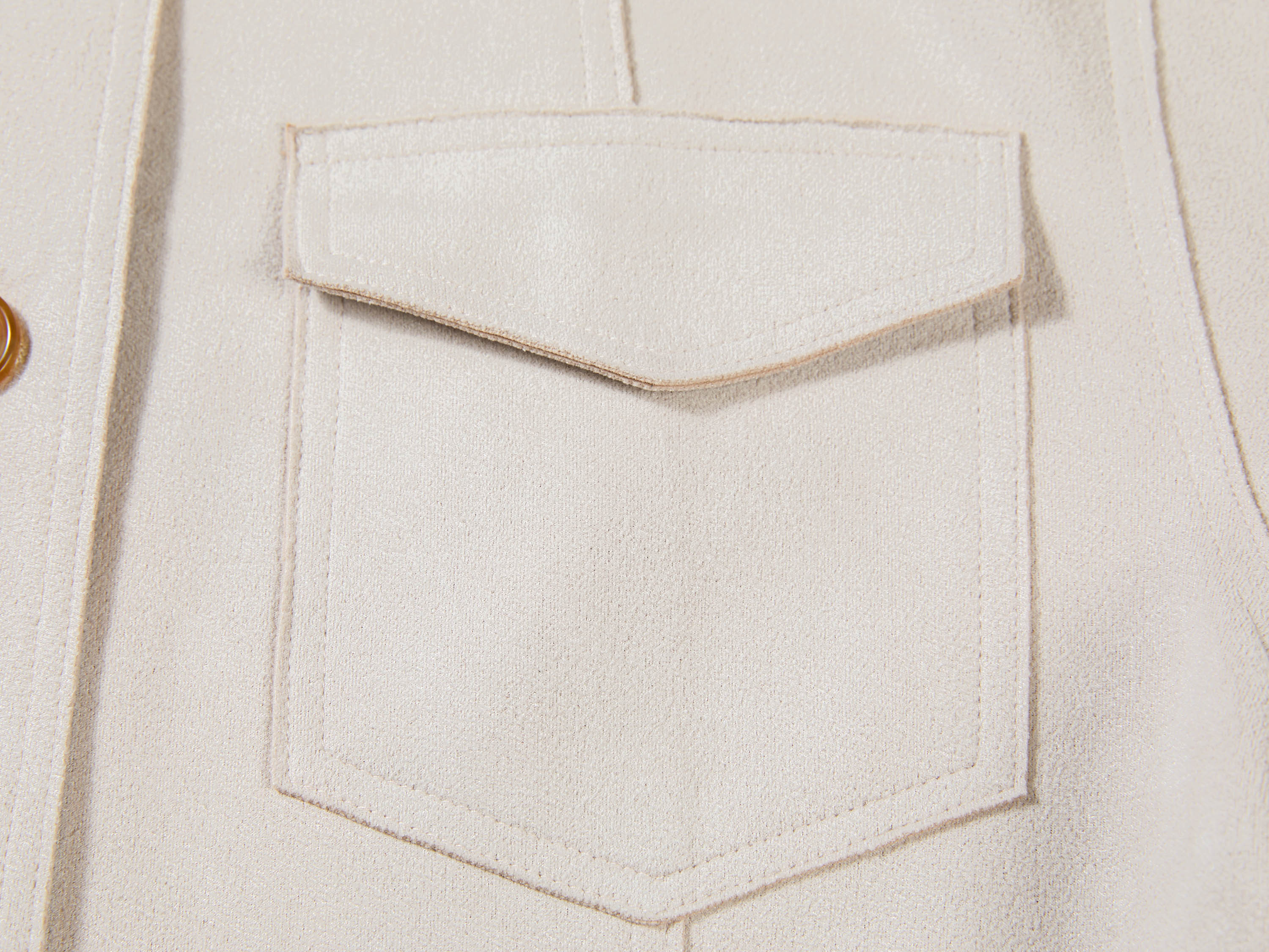 EP YAYING Stand Collar Drawstring Waist Traveler Jacket