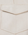 EP YAYING Stand Collar Drawstring Waist Traveler Jacket