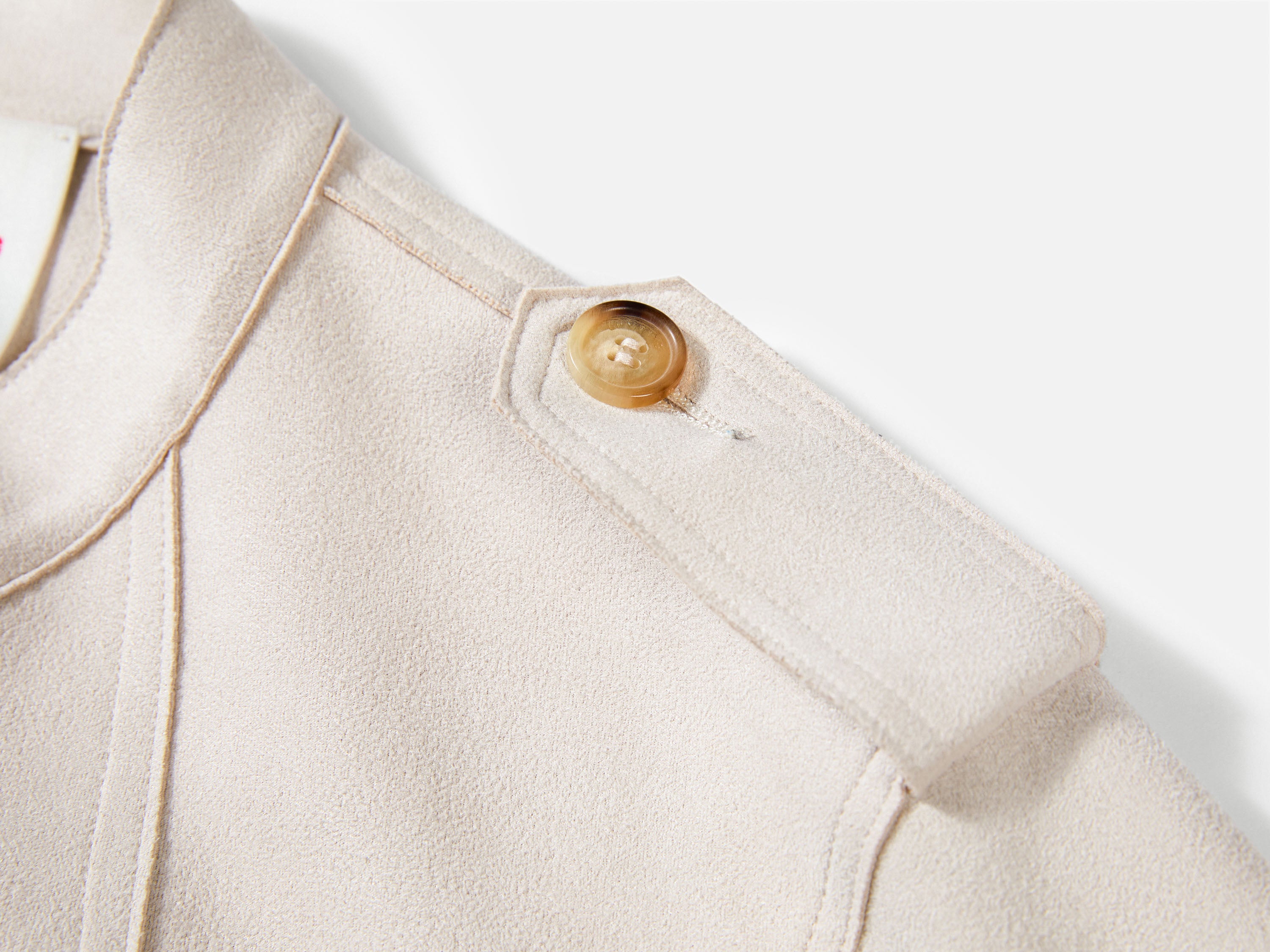 EP YAYING Stand Collar Drawstring Waist Traveler Jacket
