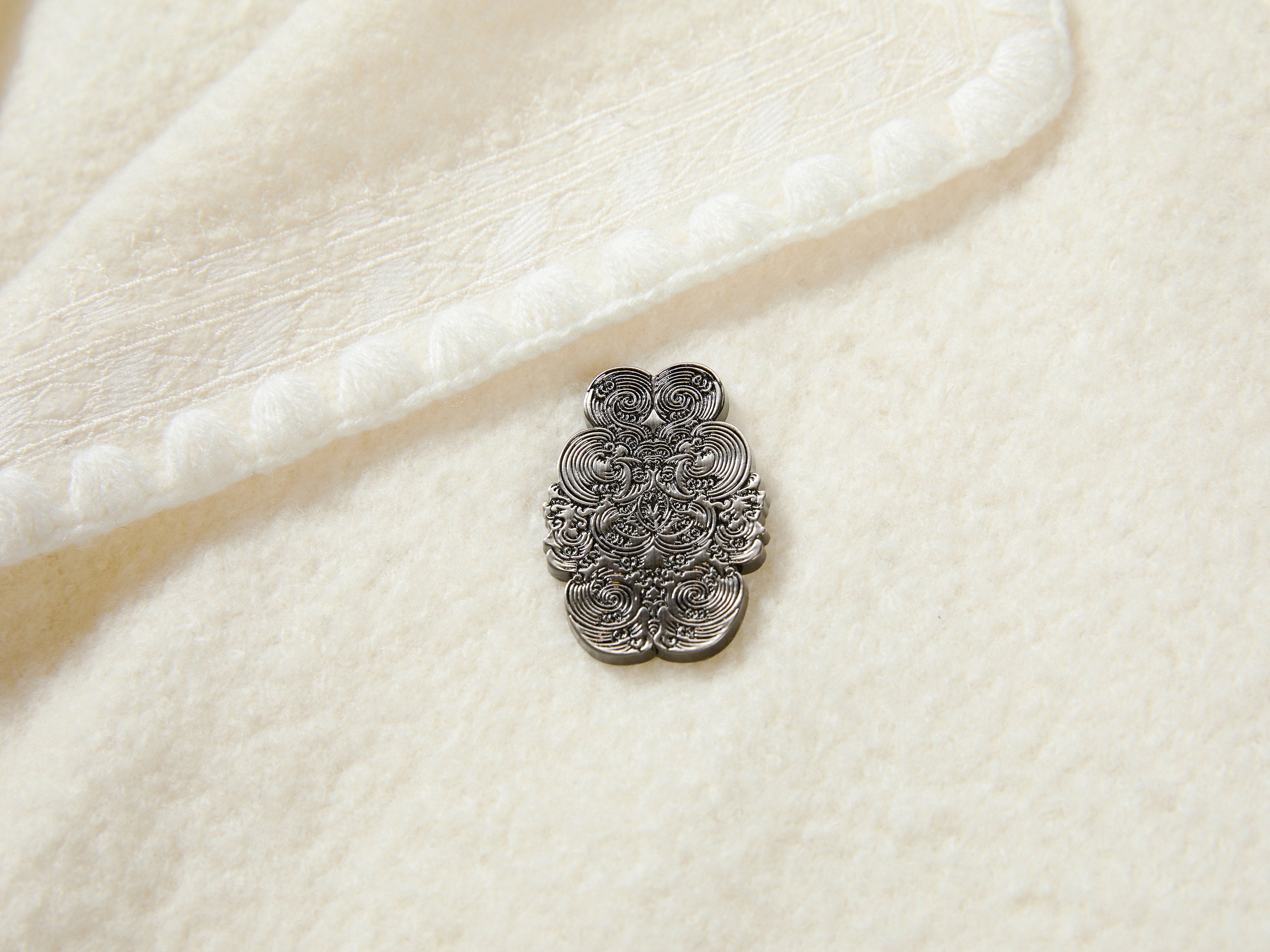 EP YAYING Blue Label Oversized Wool Coat