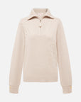 EP YAYING Cashmere Fit Polo Knit Sweater