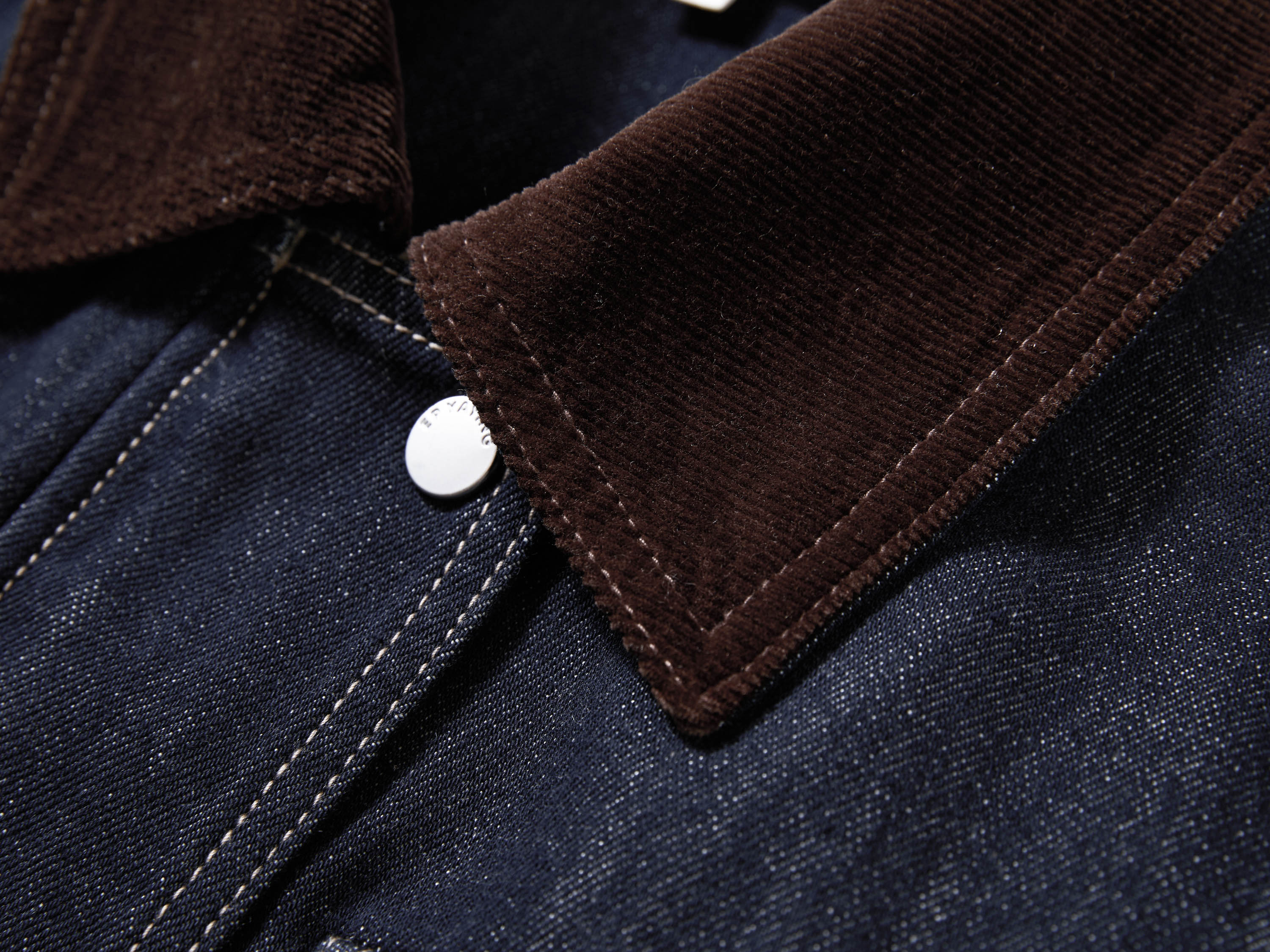 EP YAYING Vintage Relaxed Washed Denim Jacket