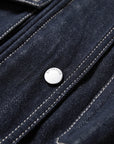 EP YAYING Vintage Relaxed Washed Denim Jacket