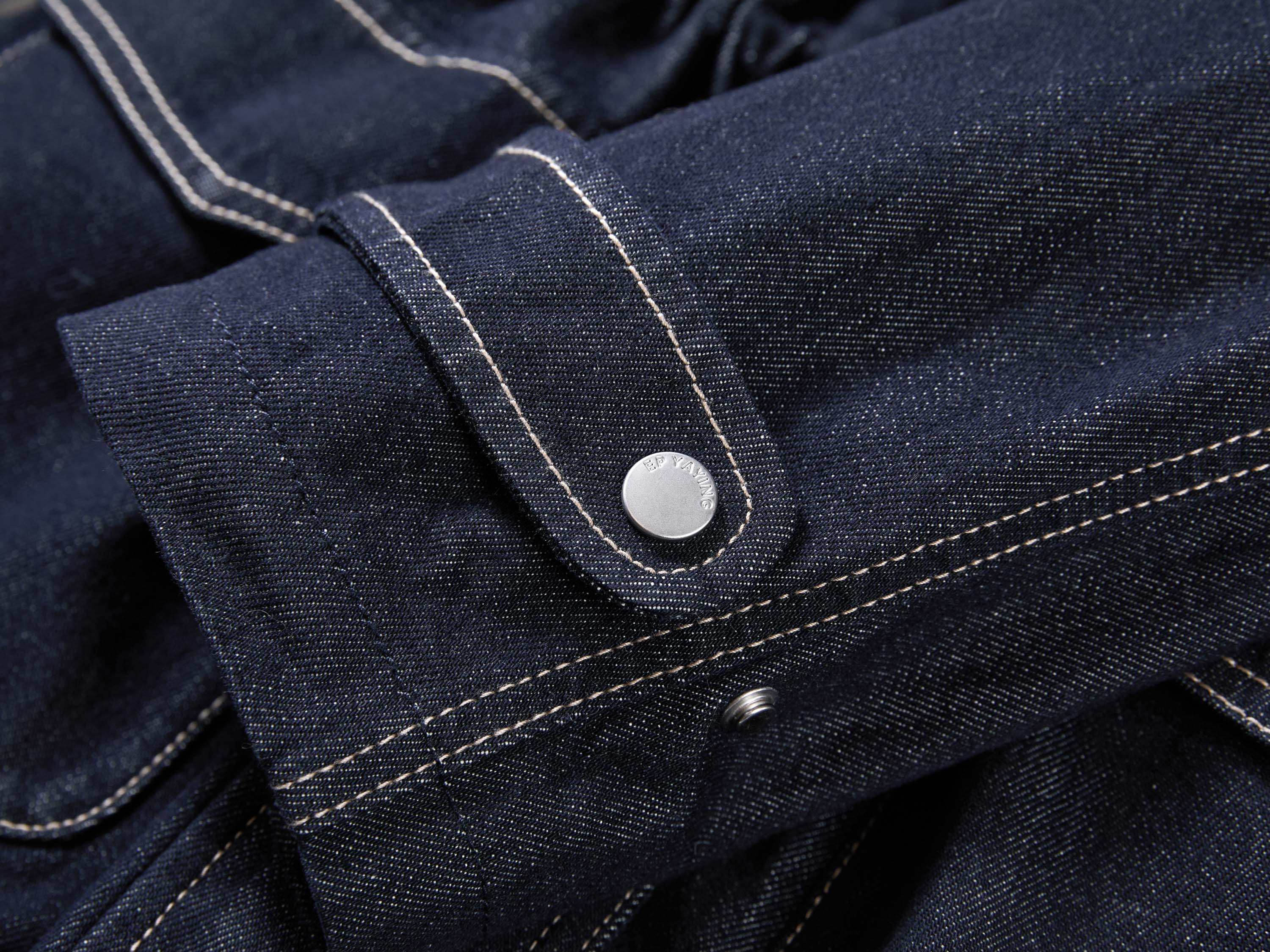 EP YAYING Vintage Relaxed Washed Denim Jacket