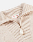 EP YAYING Cashmere Fit Polo Knit Sweater