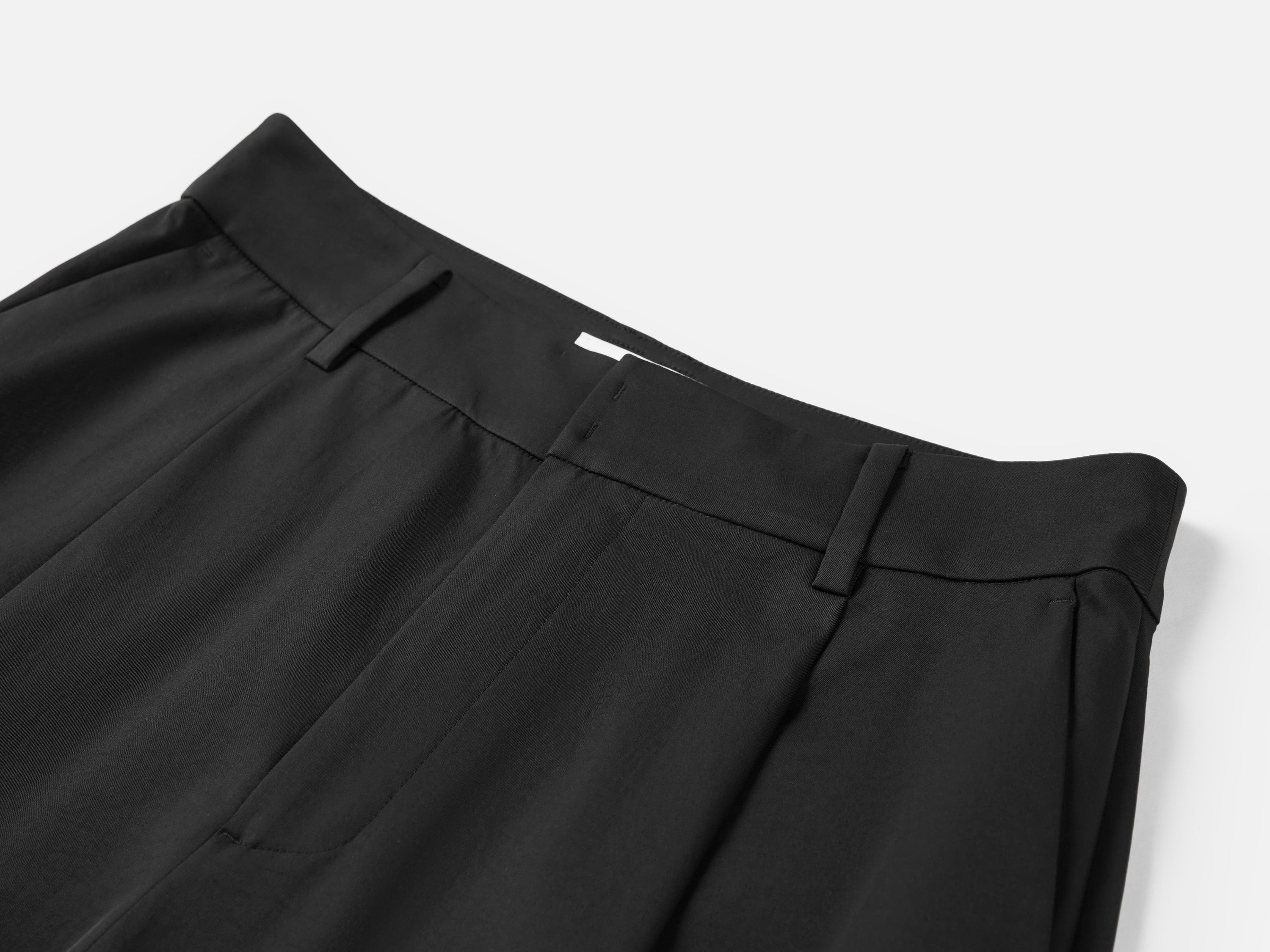 EP YAYING Relaxed Airy Crinkle Ankle Pants