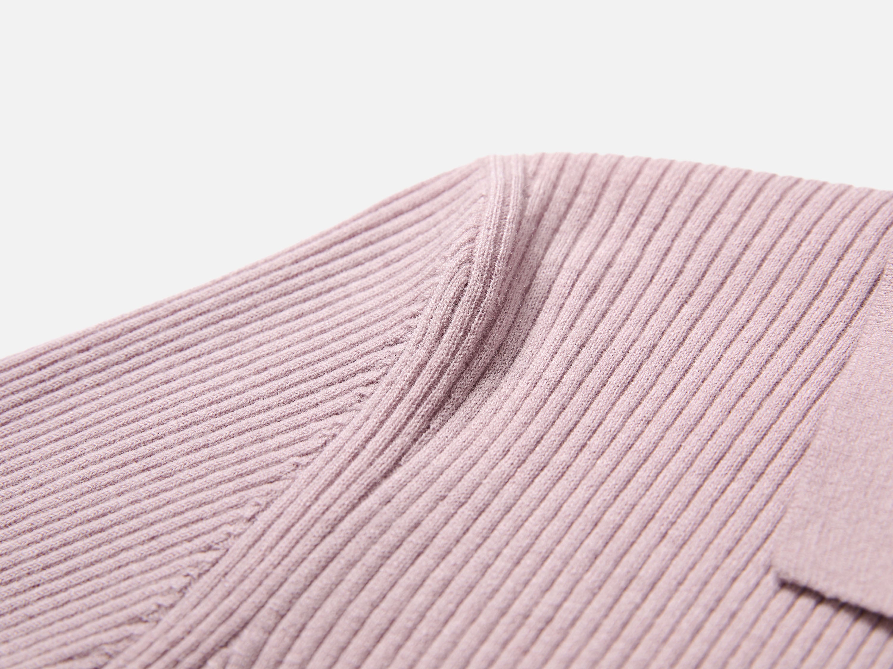 EP YAYING Polo Collar Waist-Fitted Cardigan