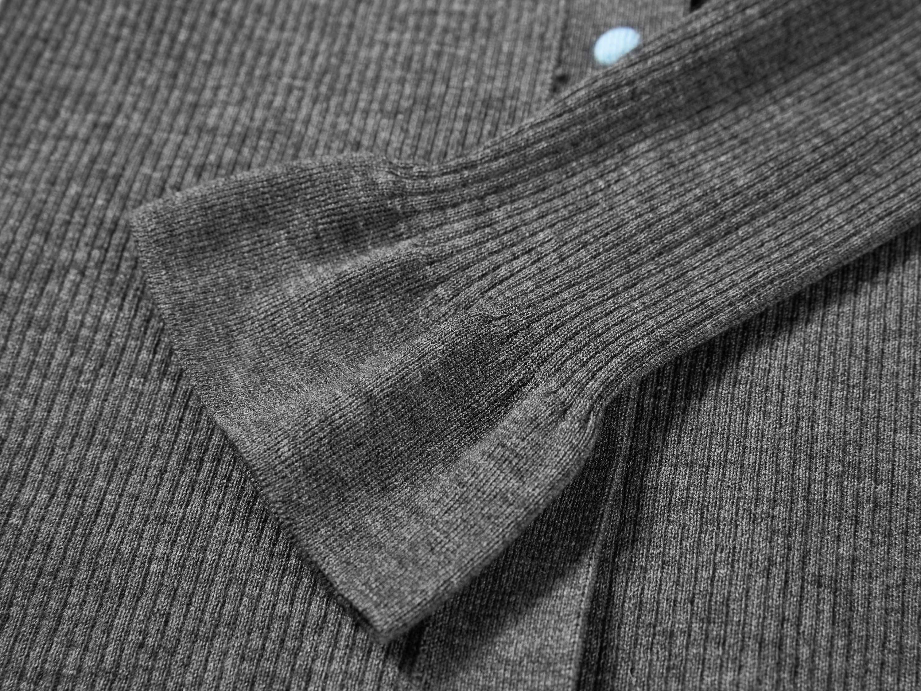 EP YAYING Polo Collar Waist-Fitted Cardigan