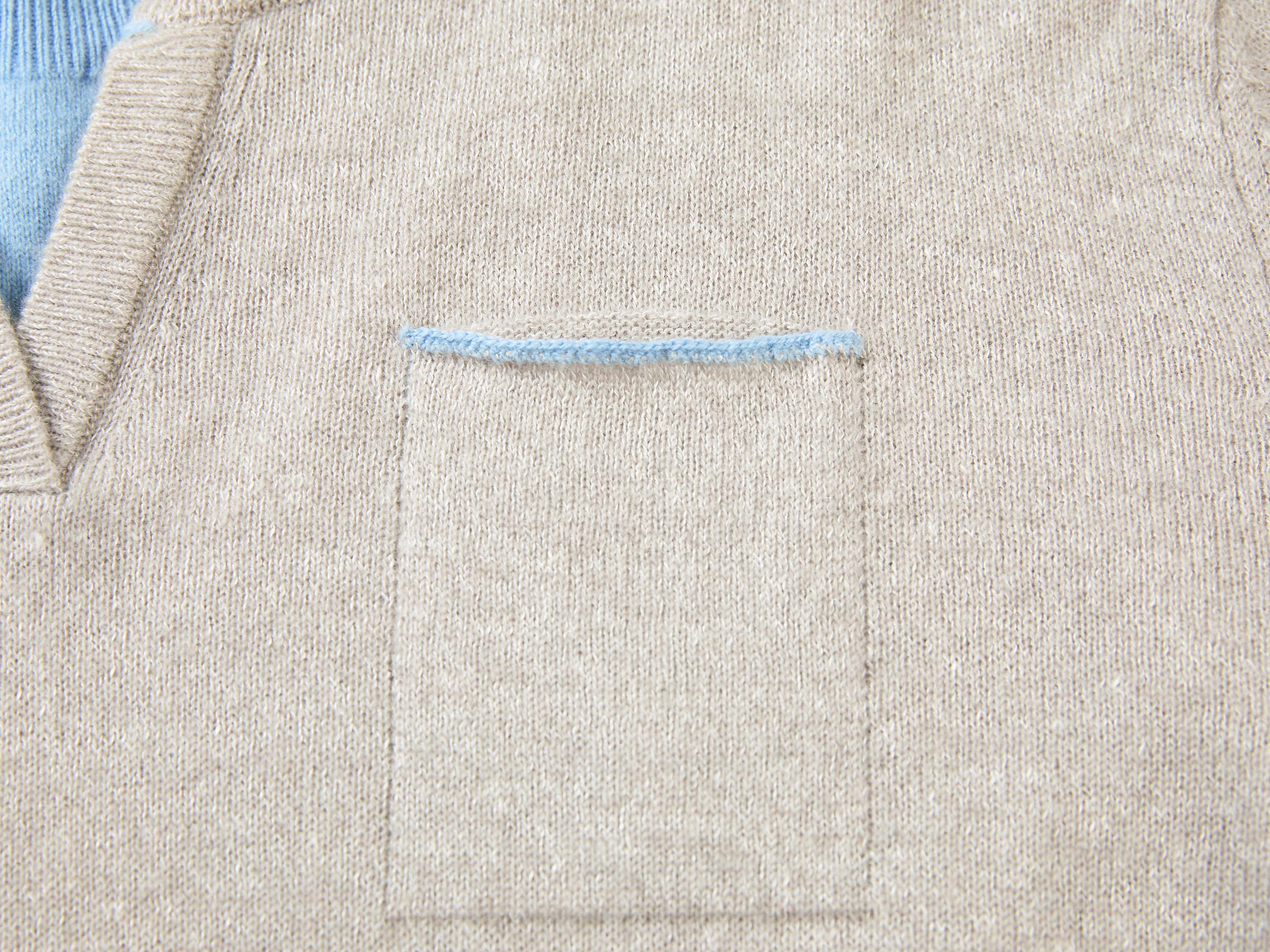 EP YAYING Faux Two-Piece Knit Pullover