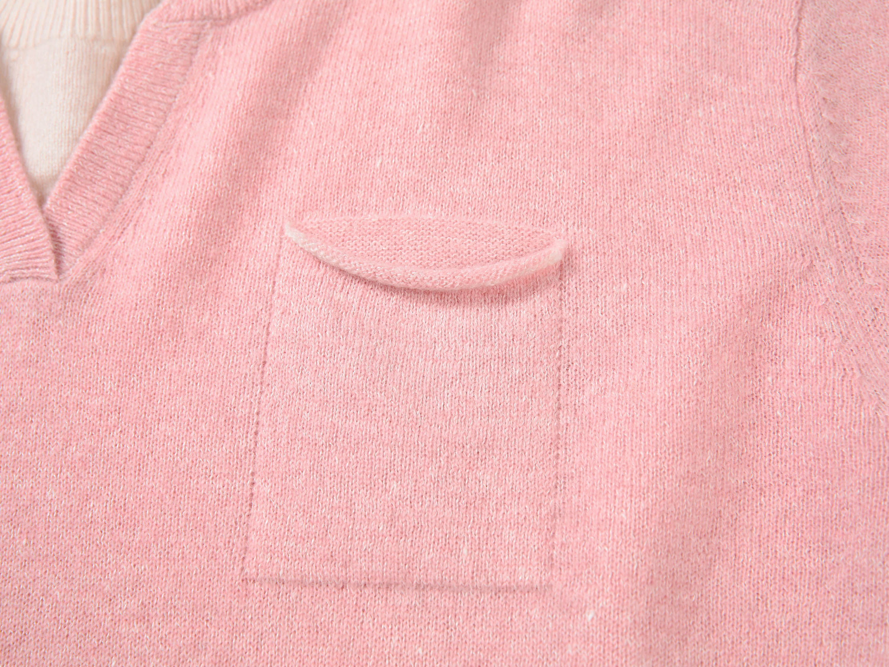 EP YAYING Faux Two-Piece Knit Pullover