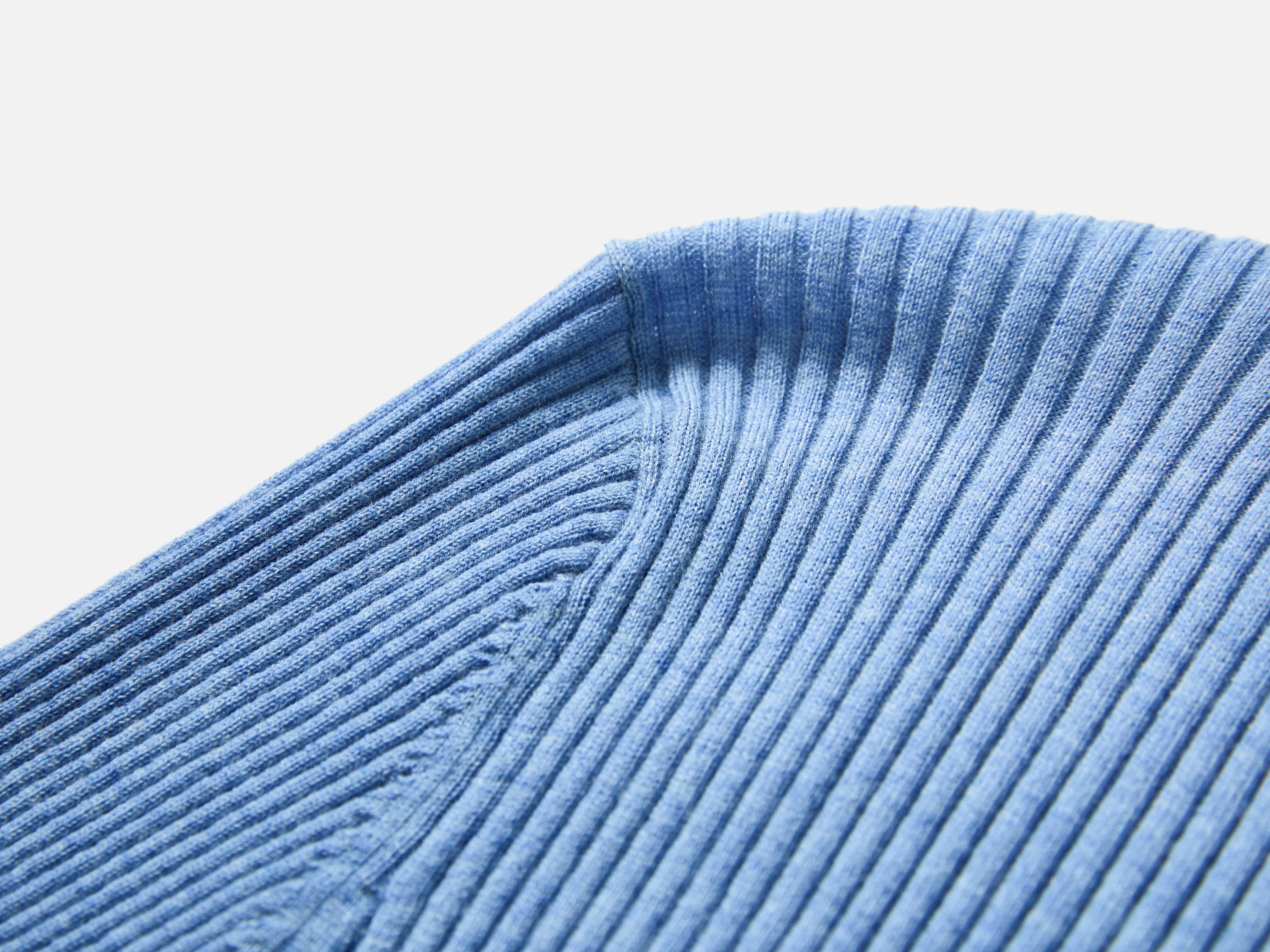 EP YAYING Colorblock Zip-Up Ribbed Stand Collar Cardigan