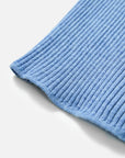 EP YAYING Colorblock Zip-Up Ribbed Stand Collar Cardigan