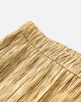 EP YAYING Silk Vertical Stripe Straight-Leg Wide Pants