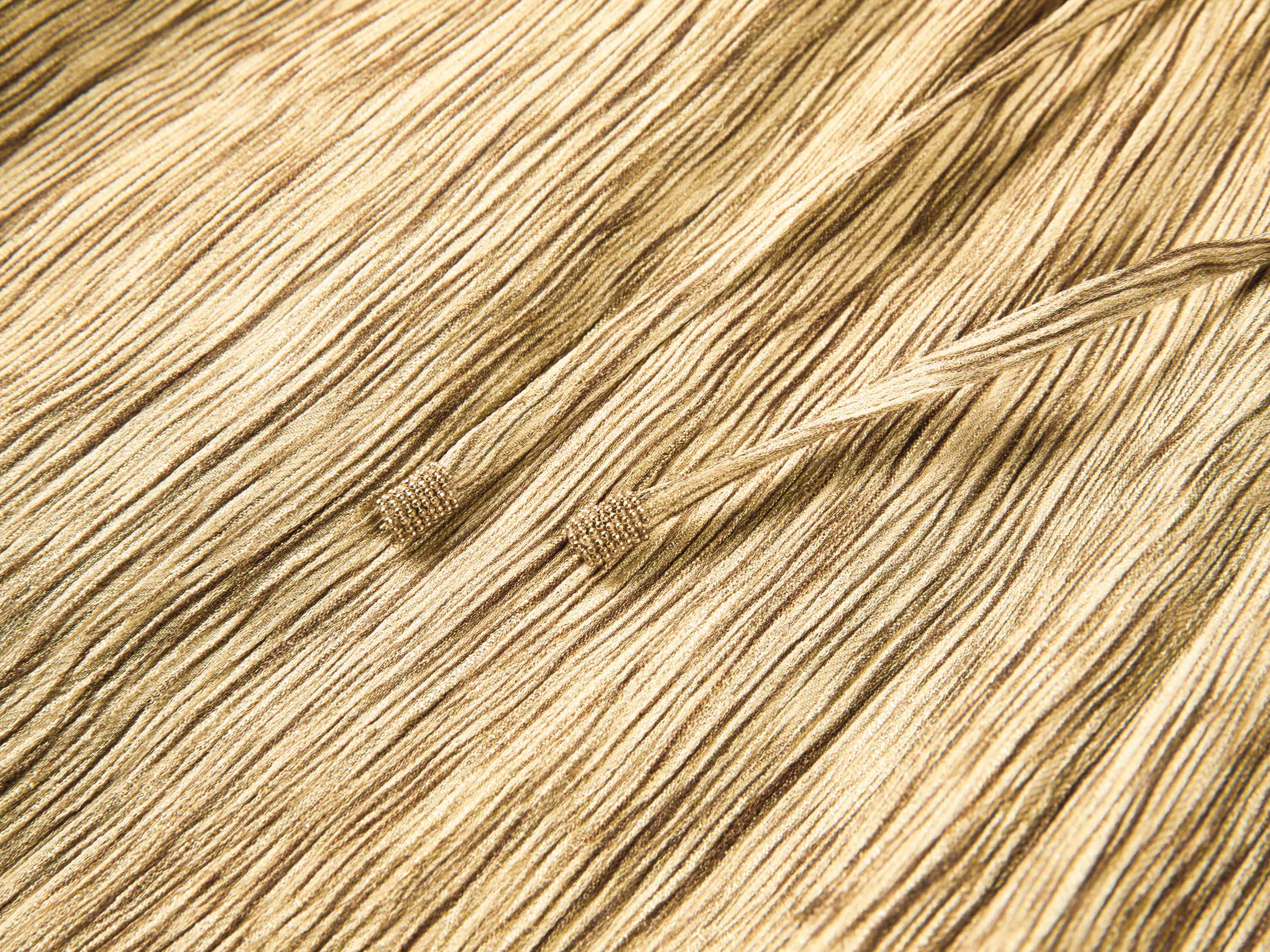 EP YAYING Silk Vertical Stripe Straight-Leg Wide Pants