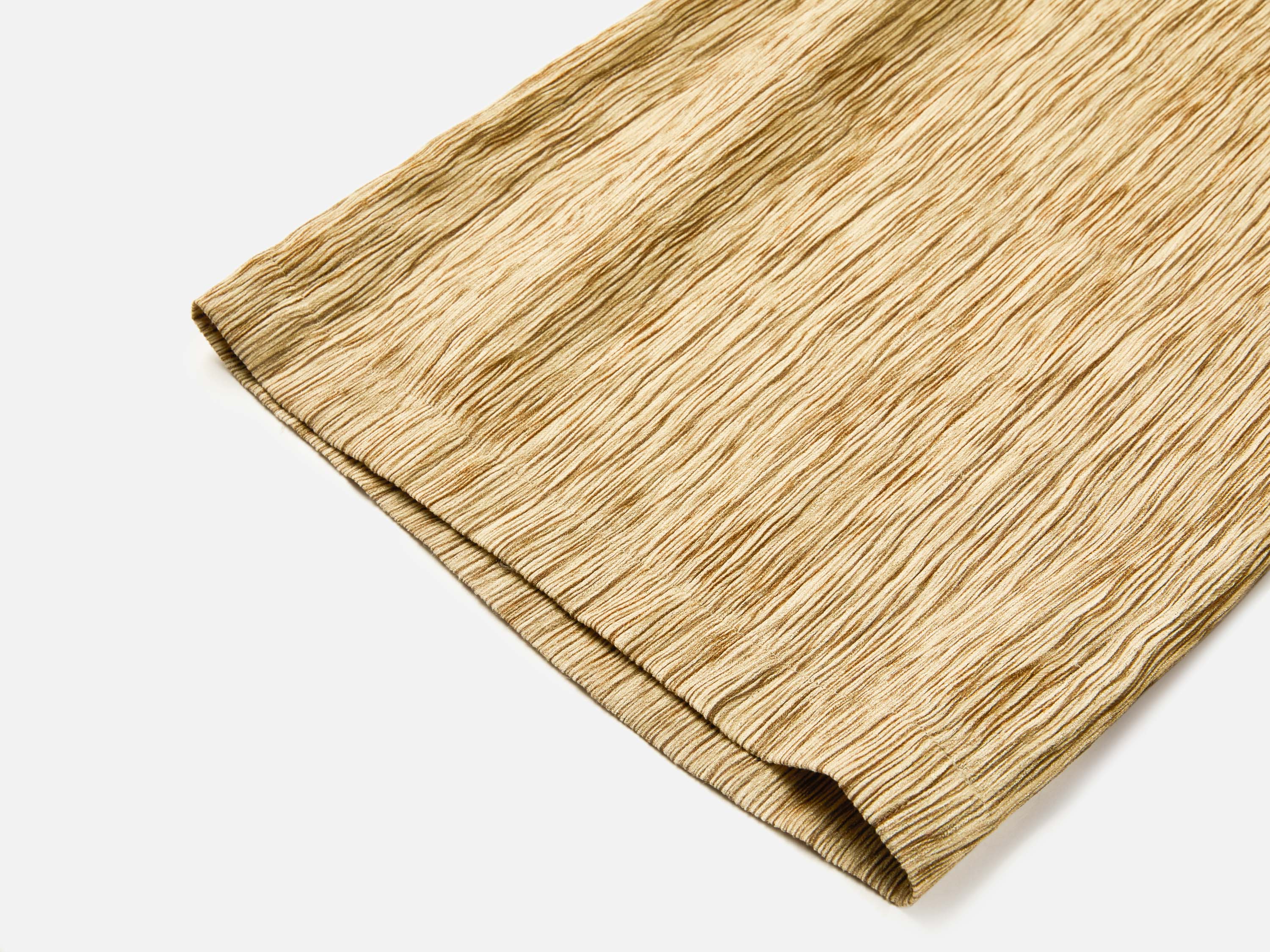 EP YAYING Silk Vertical Stripe Straight-Leg Wide Pants