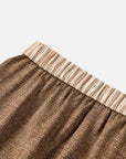EP YAYING Stretch Silk Commuter Tailored Straight-Leg Pants