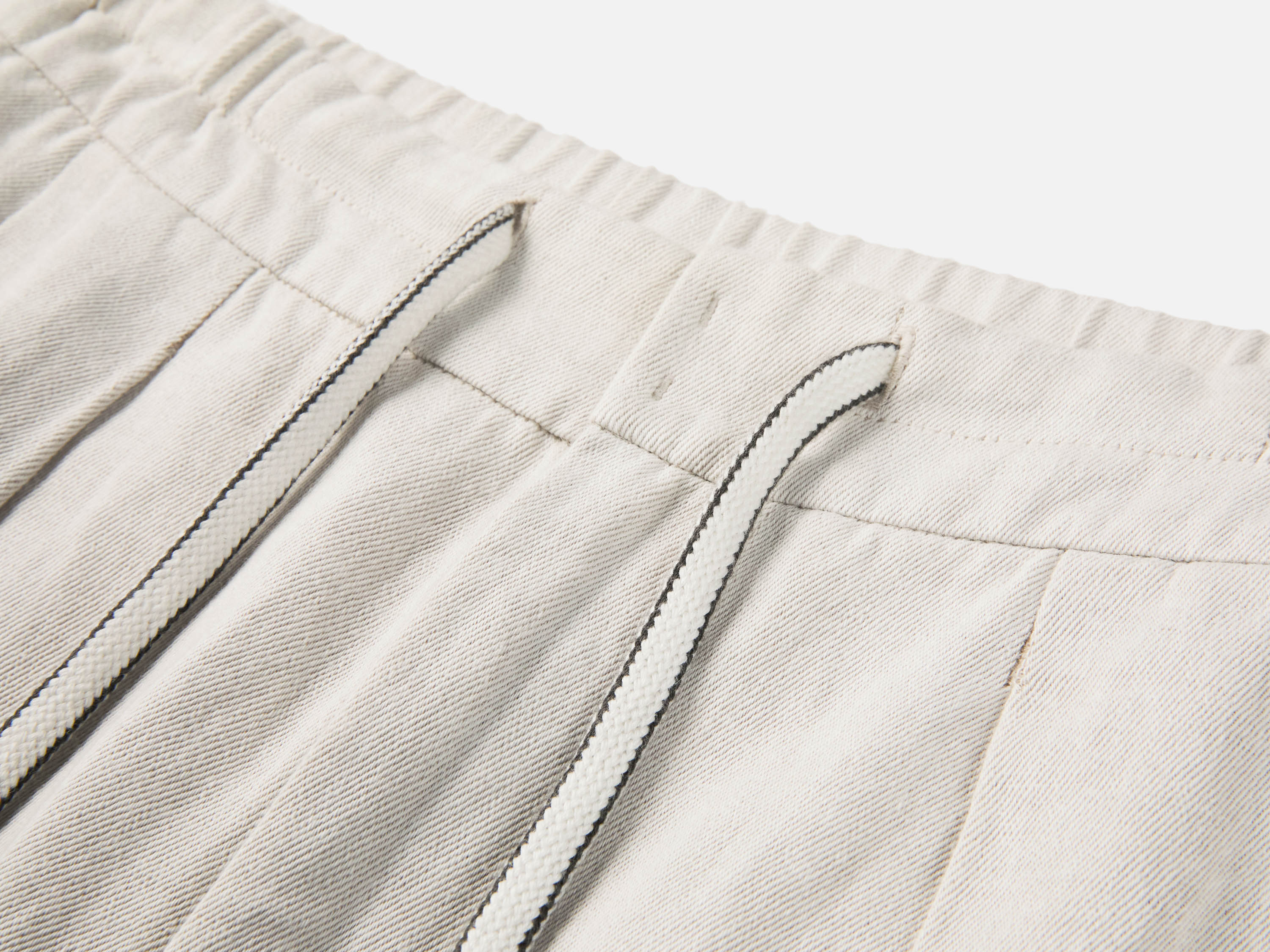 EP YAYING Cotton Linen Washed Denim-Style Tapered Slim Ankle Pants