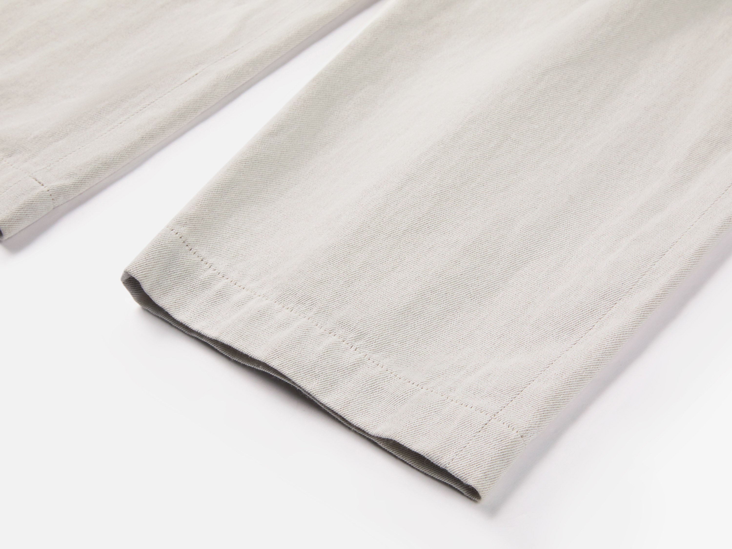 EP YAYING Cotton Linen Washed Denim-Style Tapered Slim Ankle Pants