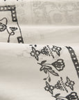 EP YAYING 100% Cotton Floral Print Midi A-Line Skirt