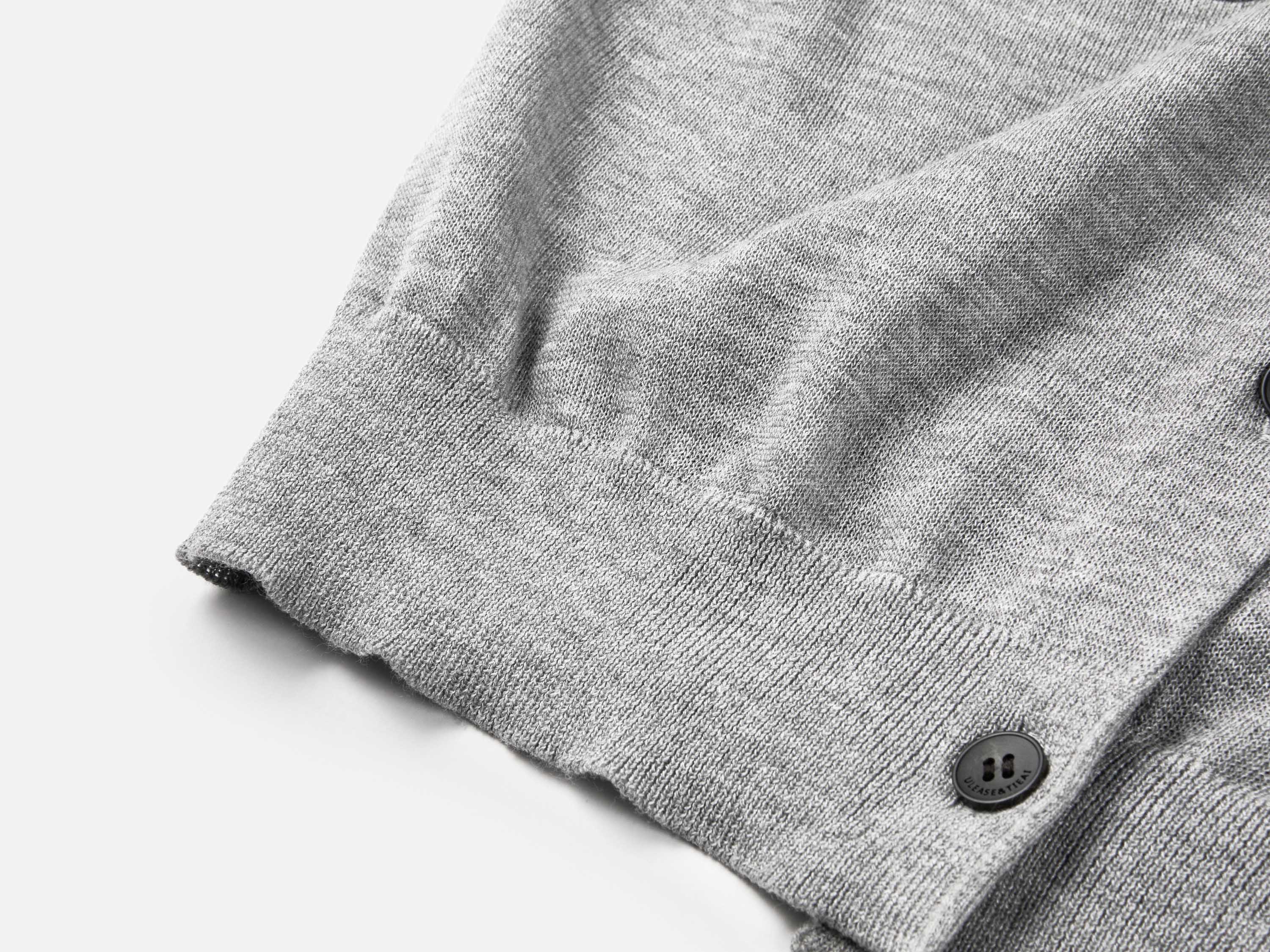 EP YAYING Commuter Polo Collar Tailored Knit Cardigan Vest