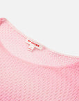 EP YAYING Gradient Knit Drawstring Waist Sweater Top