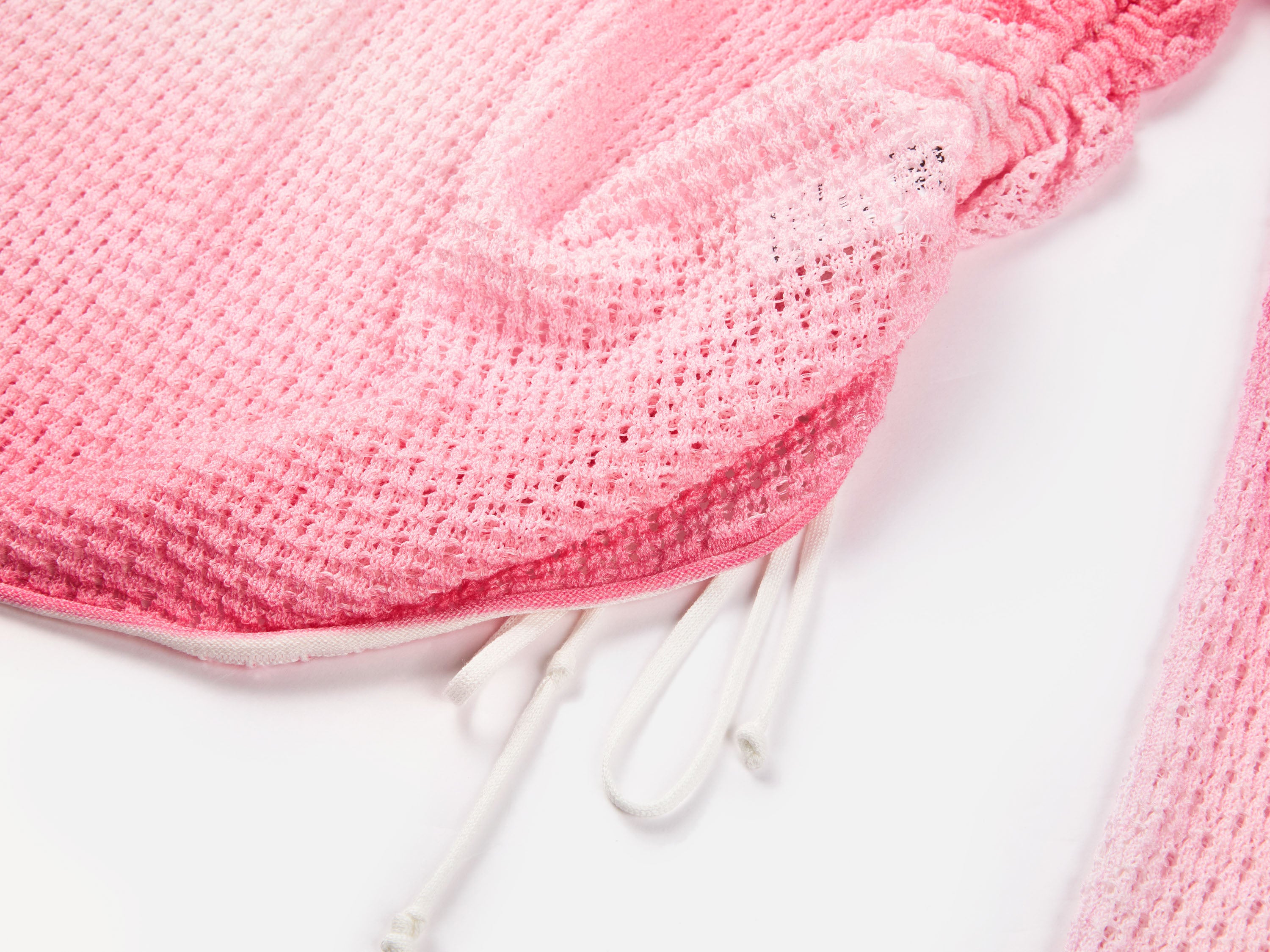 EP YAYING Gradient Knit Drawstring Waist Sweater Top