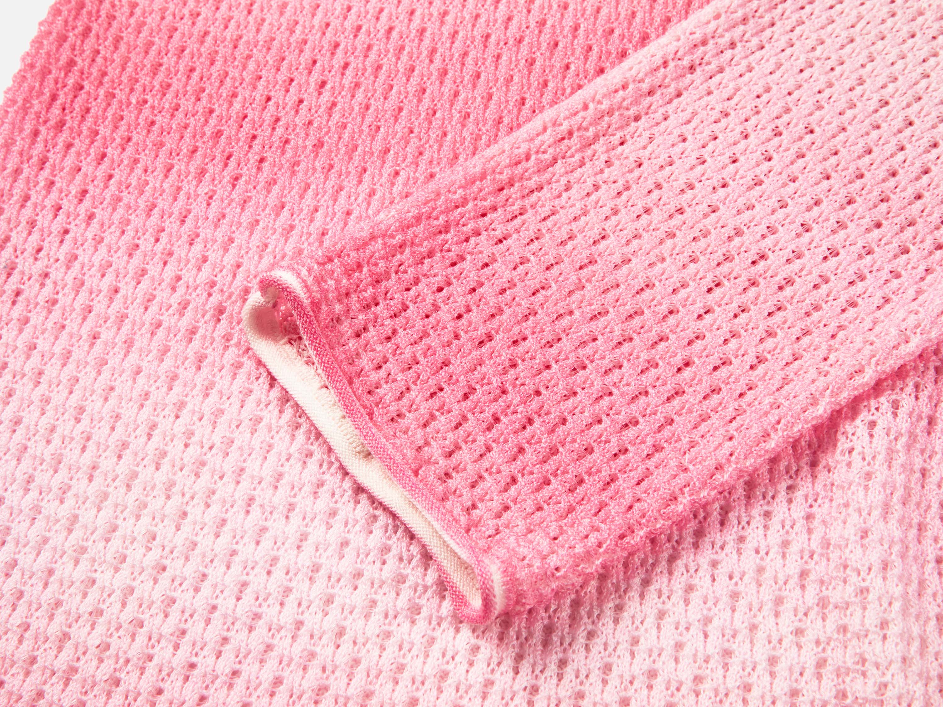 EP YAYING Gradient Knit Drawstring Waist Sweater Top