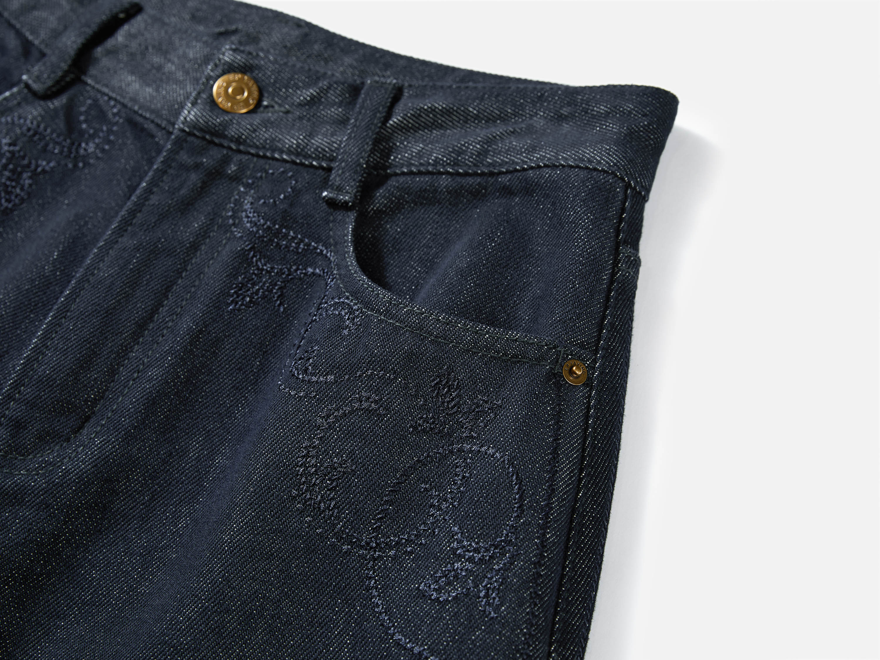 EP YAYING High-Waist Wide-Leg Floor-Length Jeans