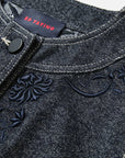 EP YAYING Blue Label Ruyi Embroidered Vest
