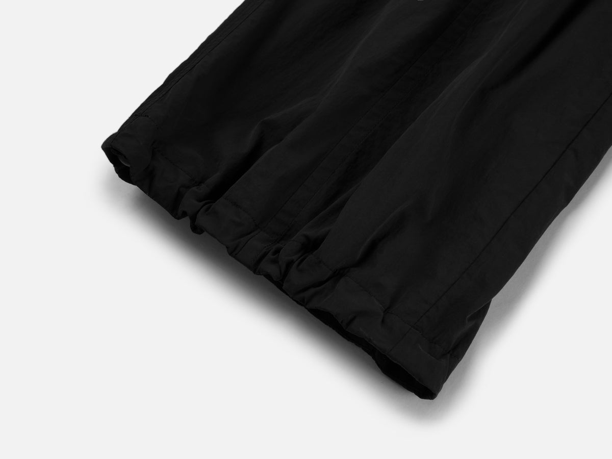 EP YAYING Technical Brushed Nylon Straight-Leg Wide-Leg Pants