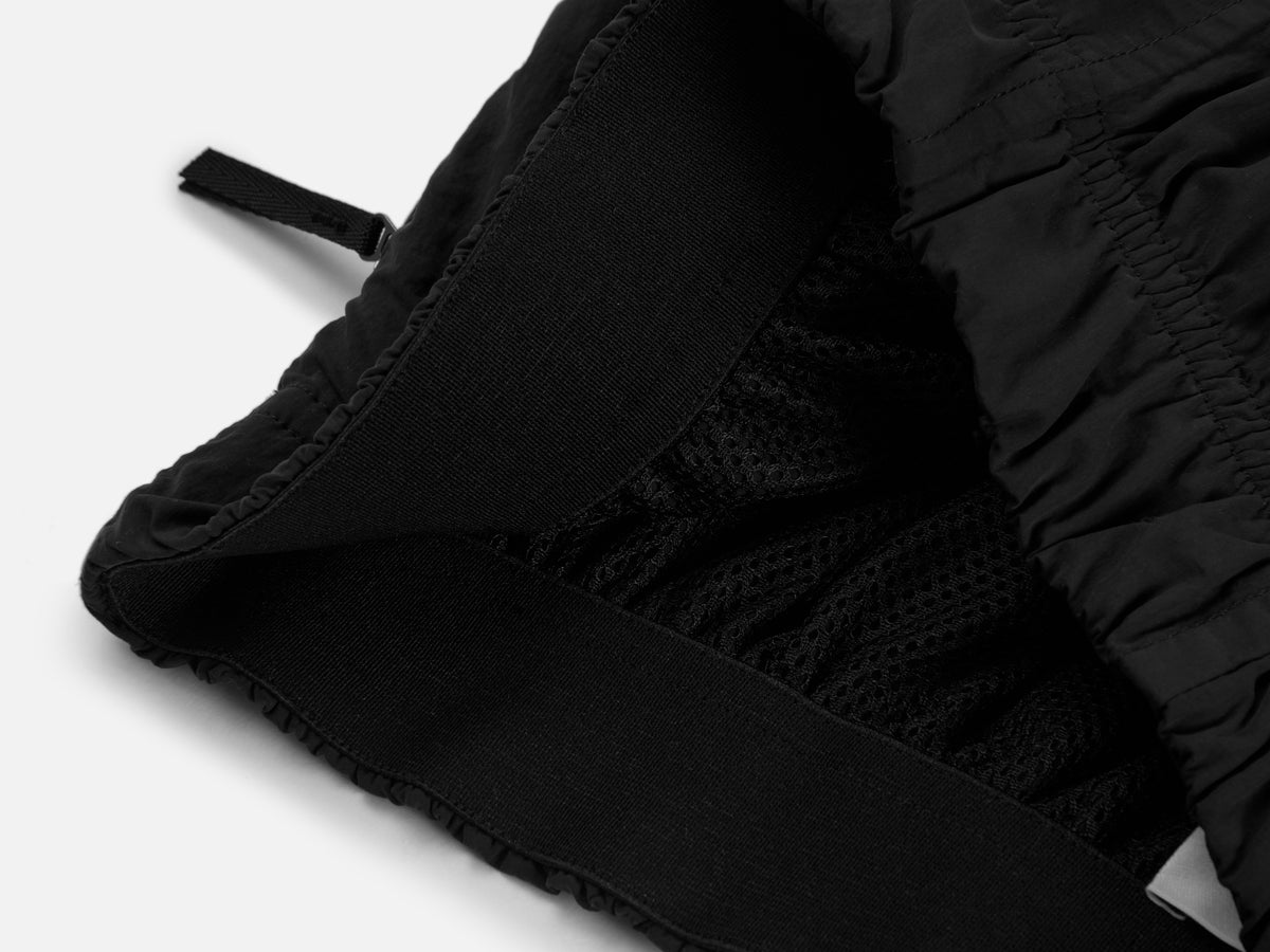 EP YAYING Technical Brushed Nylon Straight-Leg Wide-Leg Pants