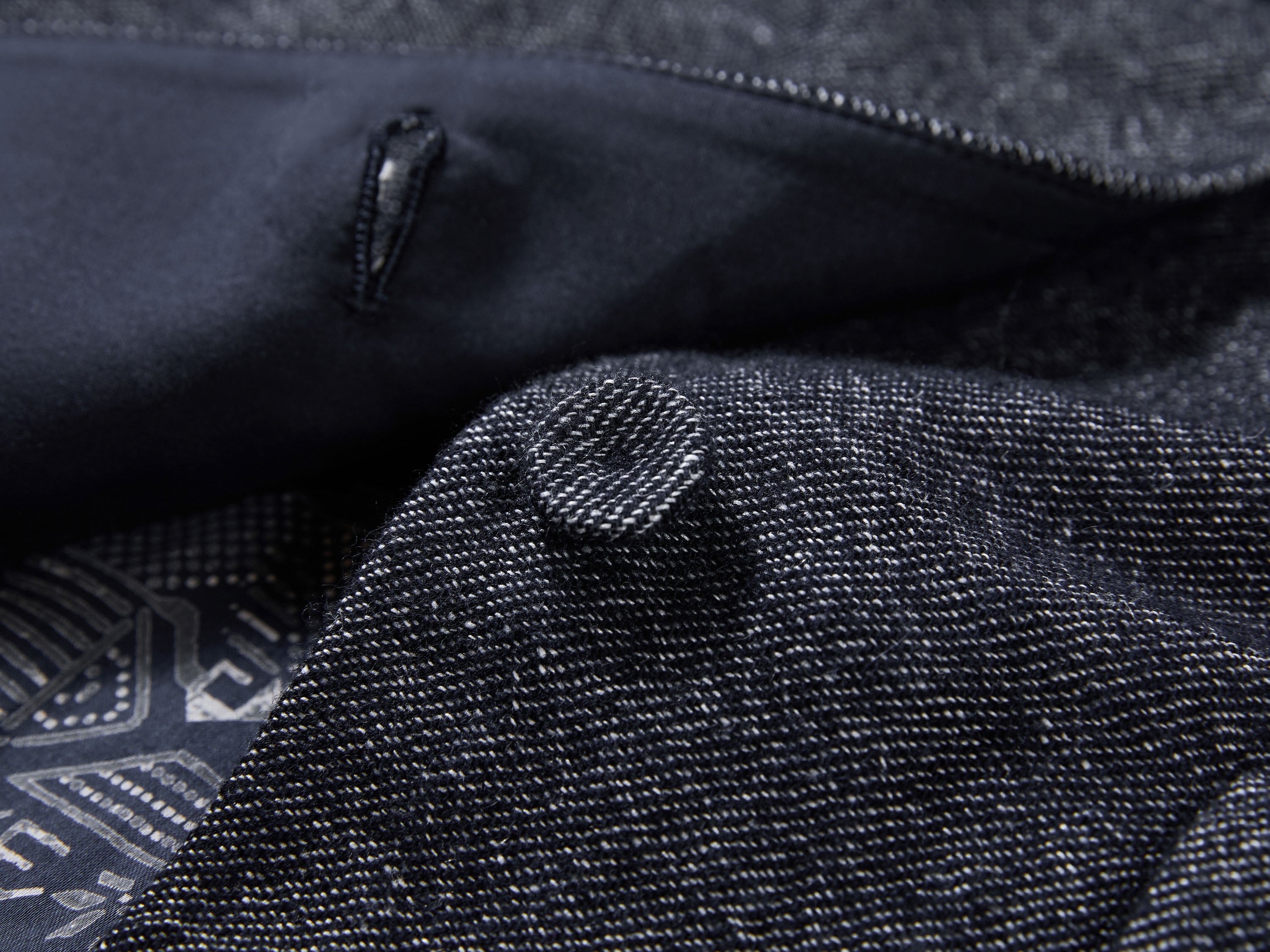 EP YAYING Stand-Collar Waisted Denim Vest