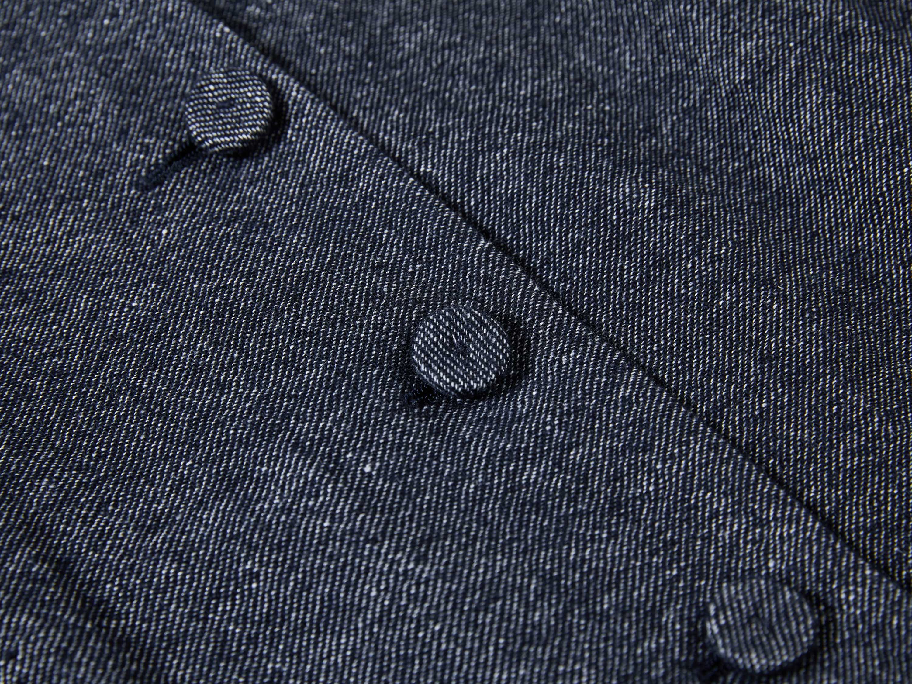 EP YAYING Stand-Collar Denim Jacket