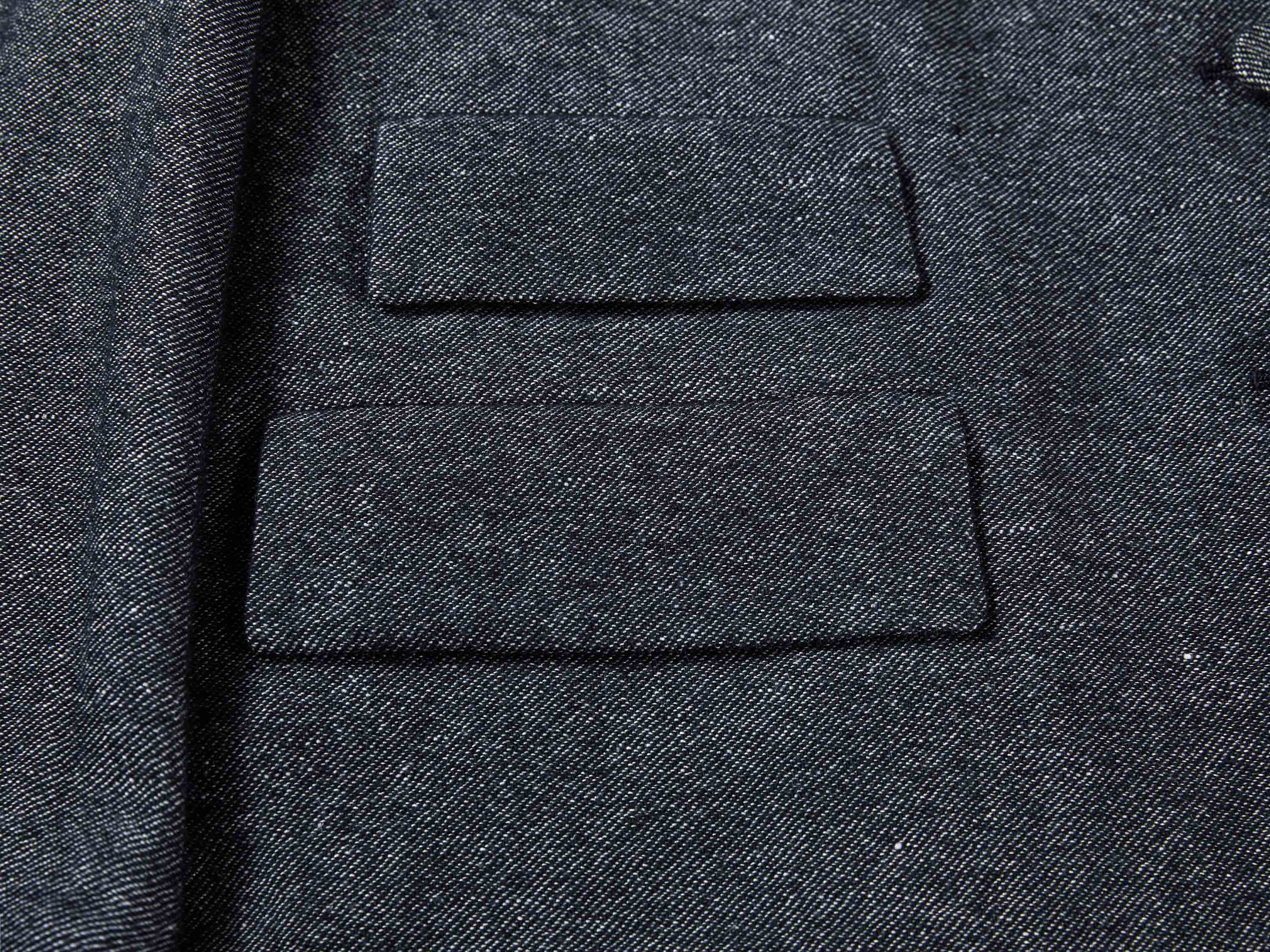EP YAYING Stand-Collar Denim Jacket