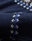 EP YAYING Folk Jacquard Cashmere Knit Cardigan