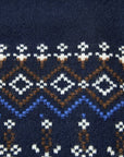 EP YAYING Folk Jacquard Cashmere Knit Cardigan