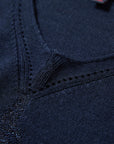 EP YAYING V-Neck Fitted Jacquard Knit Top