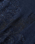 EP YAYING V-Neck Fitted Jacquard Knit Top