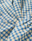 EP YAYING Cotton Check Pleated top