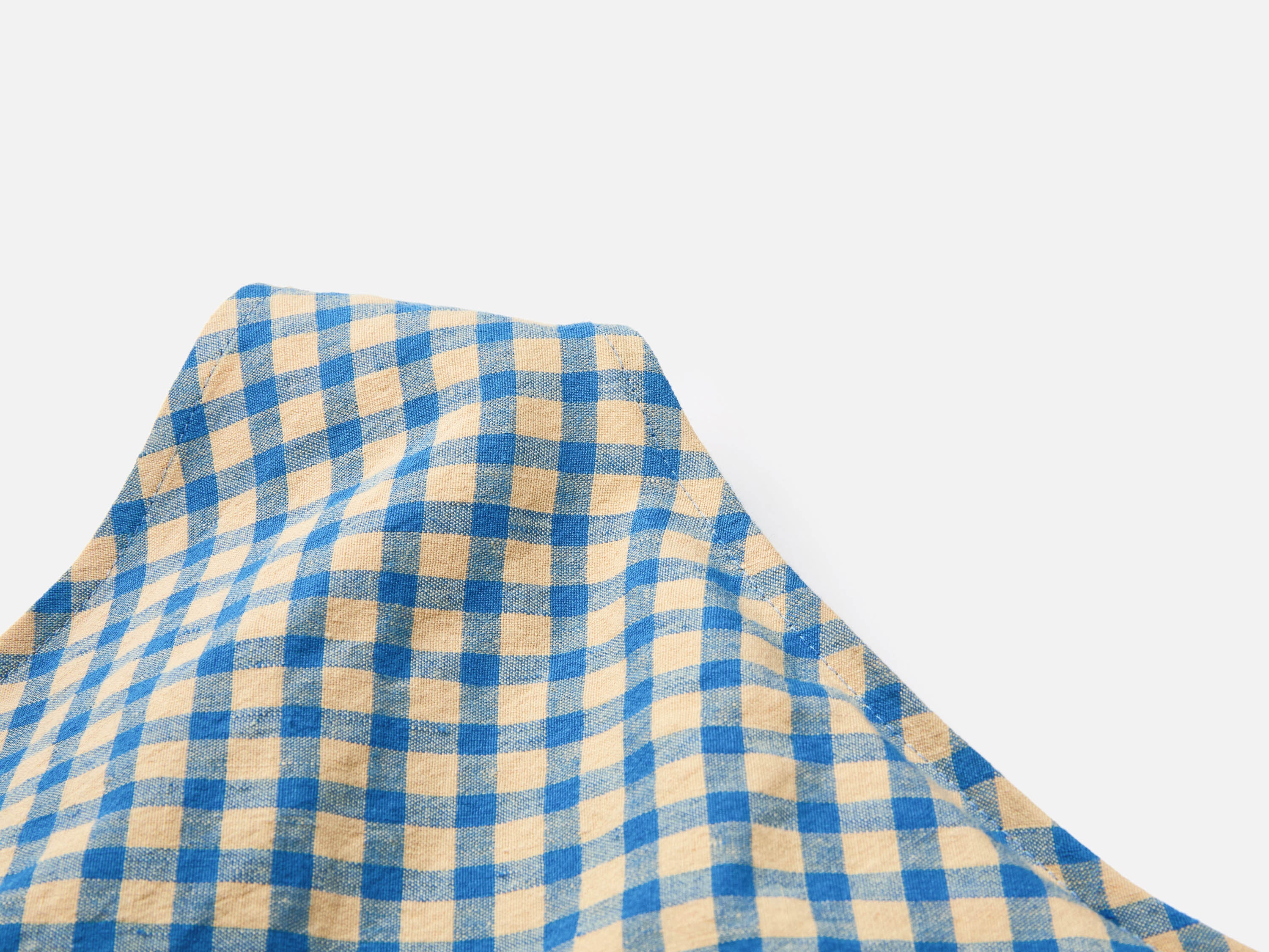 EP YAYING Cotton Check Pleated top